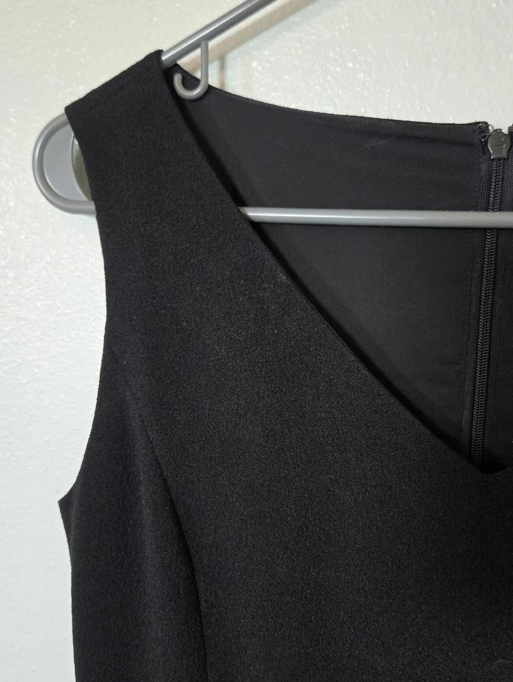 Tory Burch | Black V-Neck Peplum Cocktail Dress Size 4